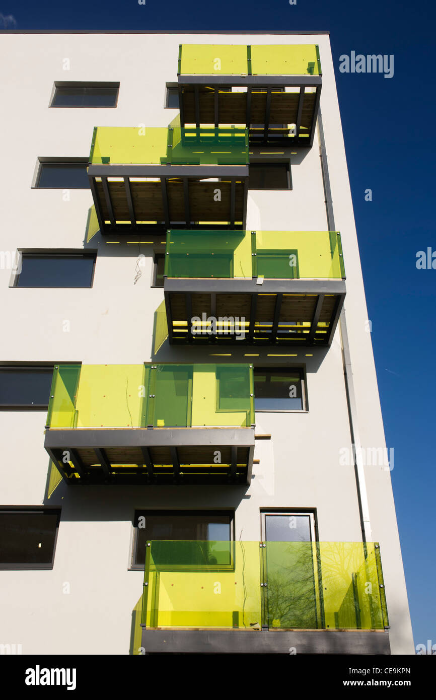 New apartments in a block developed by Skanska in Coldharbour Lane in