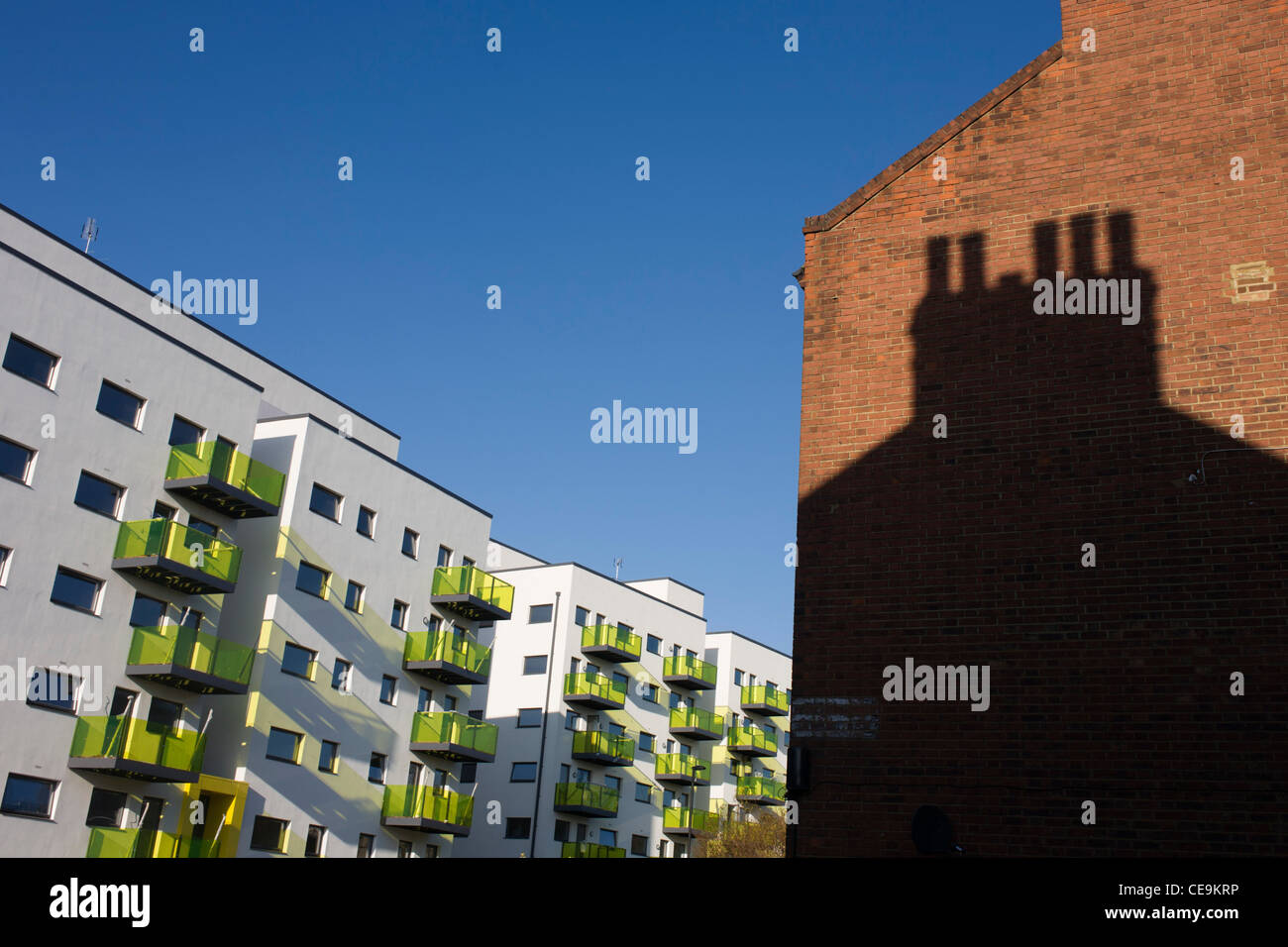 New apartments in a block developed by Skanska in Coldharbour Lane in