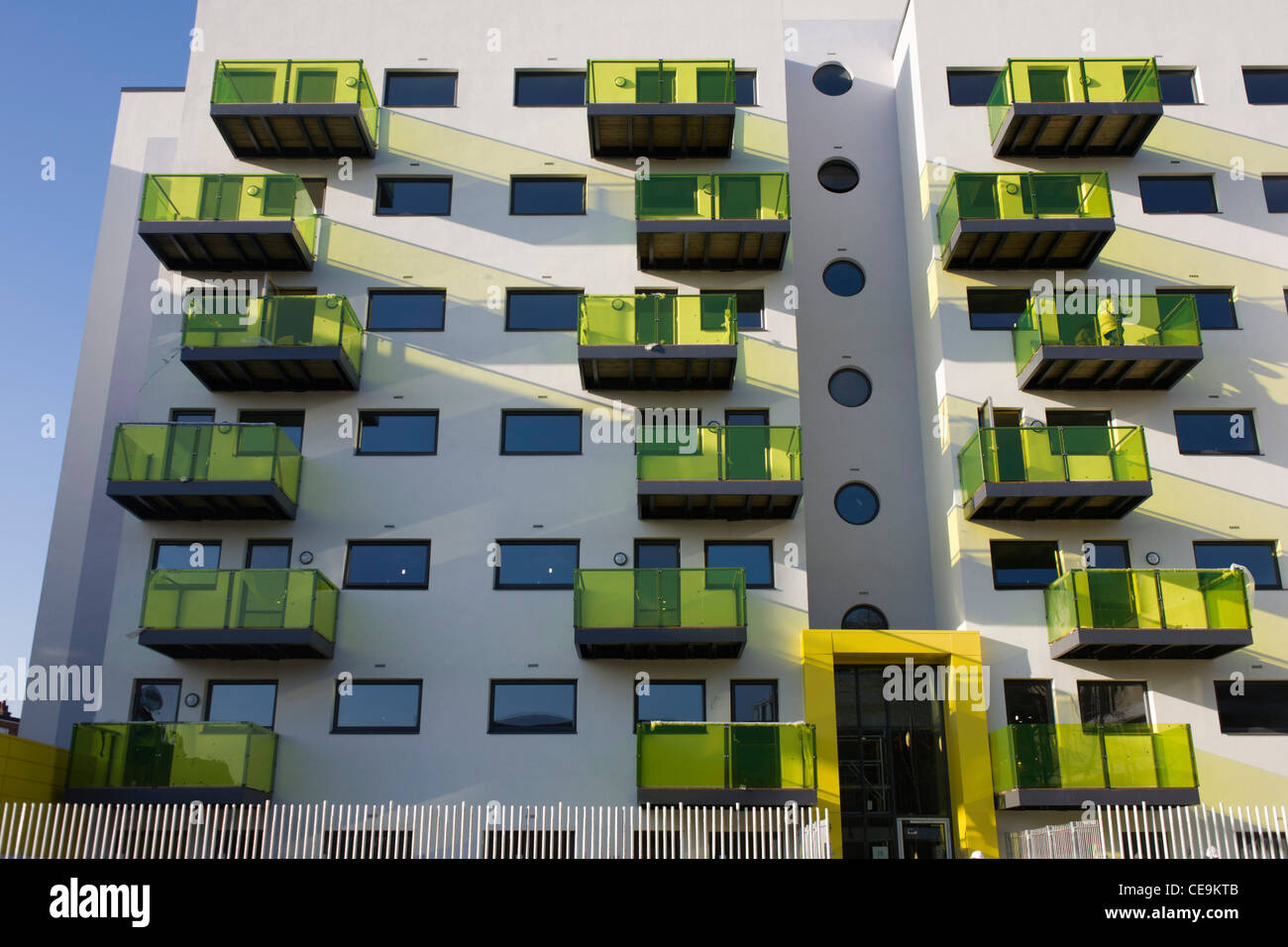 New apartments in a block developed by Skanska in Coldharbour Lane in