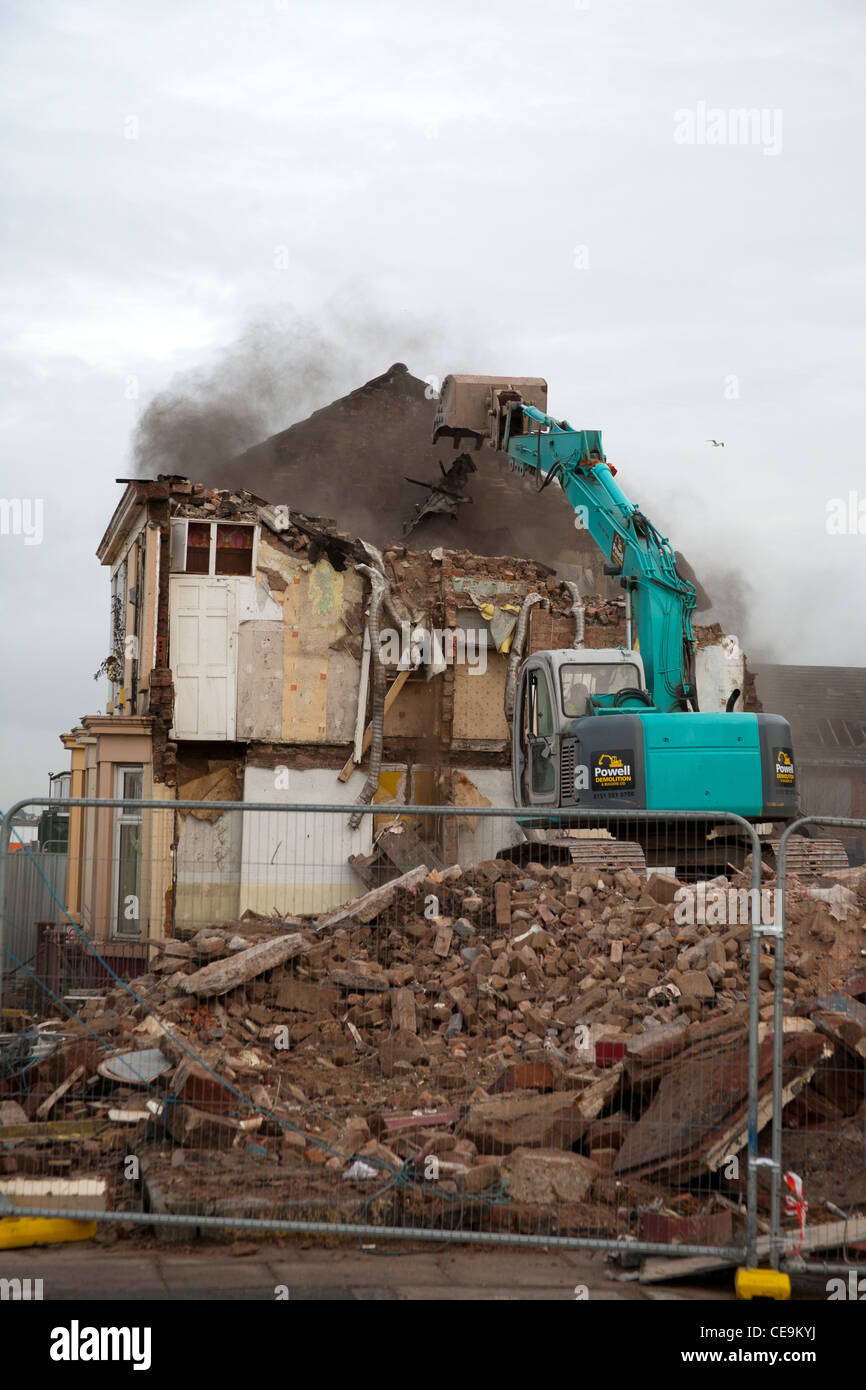 Residential Property A House Being Demolished In Gladstone Road ...