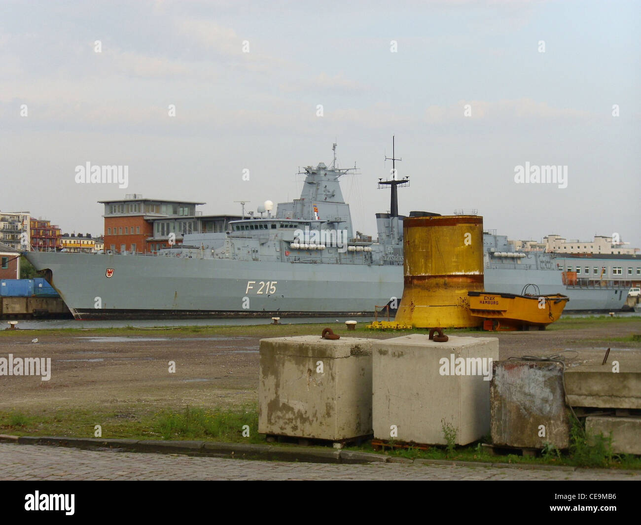 frigate Brandenburg of the German Navy Stock Photo
