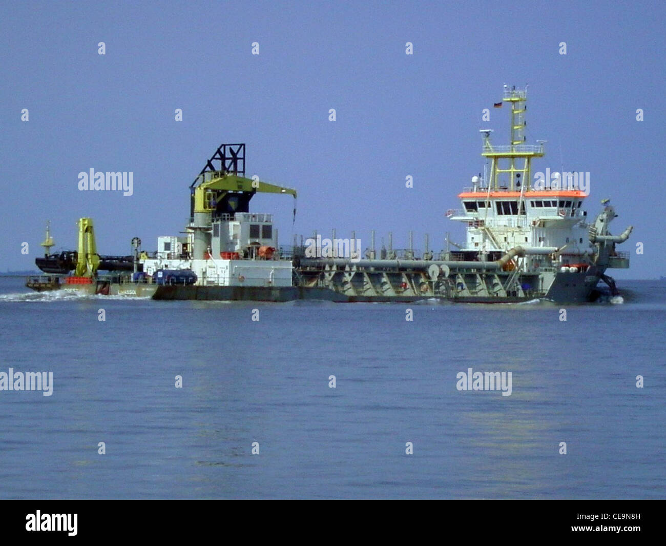 trailing suction hopper dredge ship Crestway Stock Photo Alamy