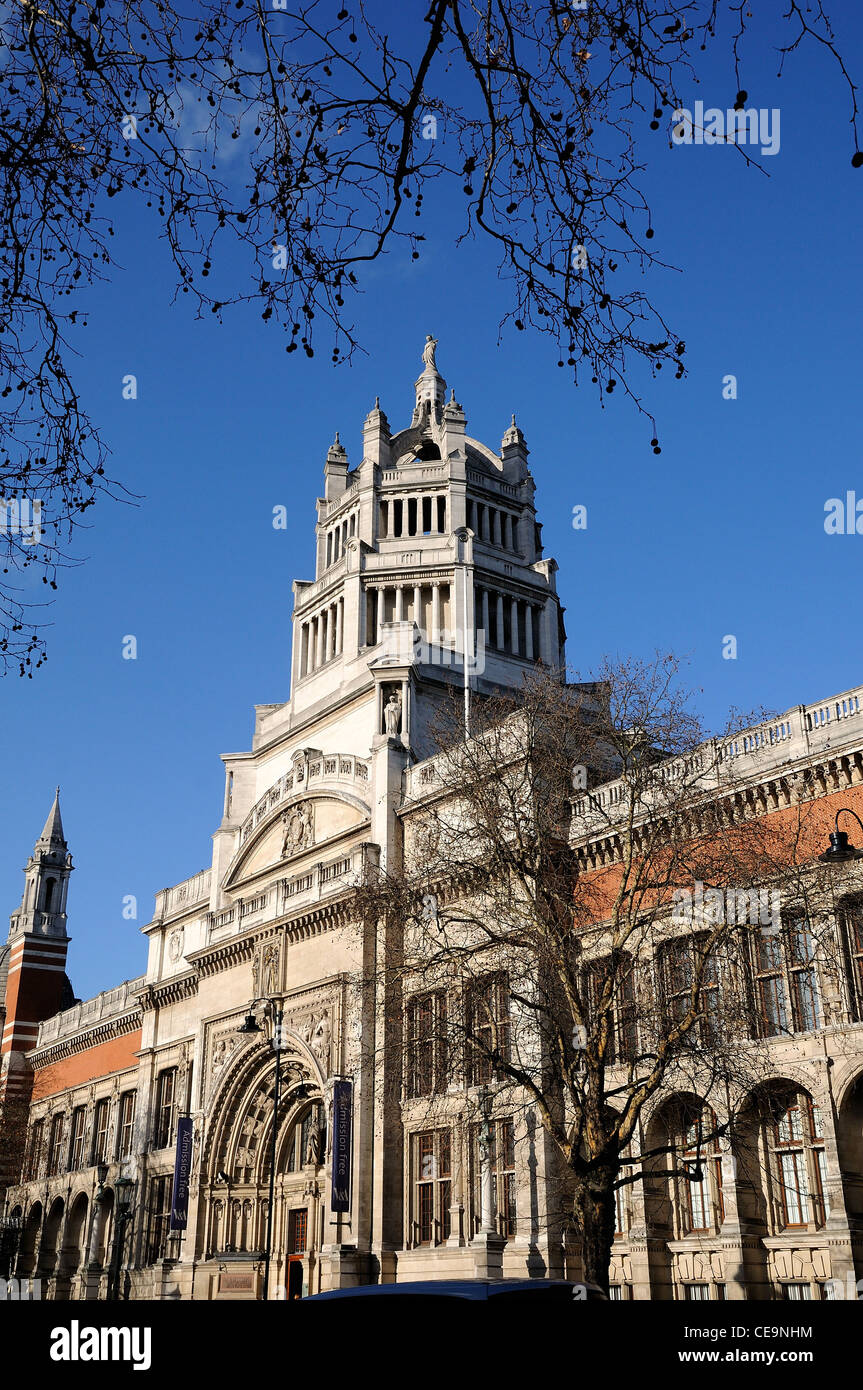 Exterior of the Victoria and Albert museum ,Kensington ,London Stock Photo