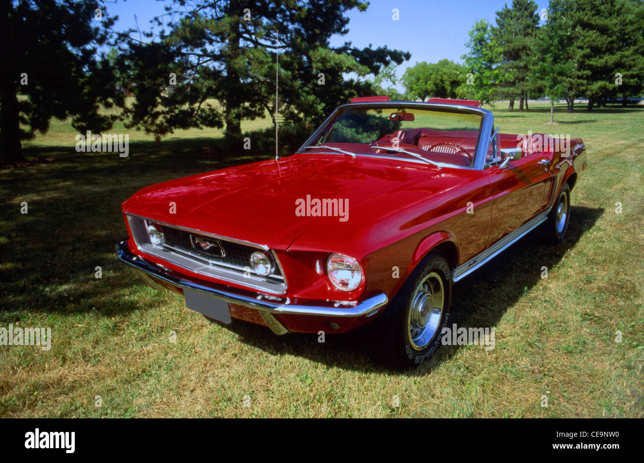 1968 Ford Mustang G T Convertible Stock Photo Alamy