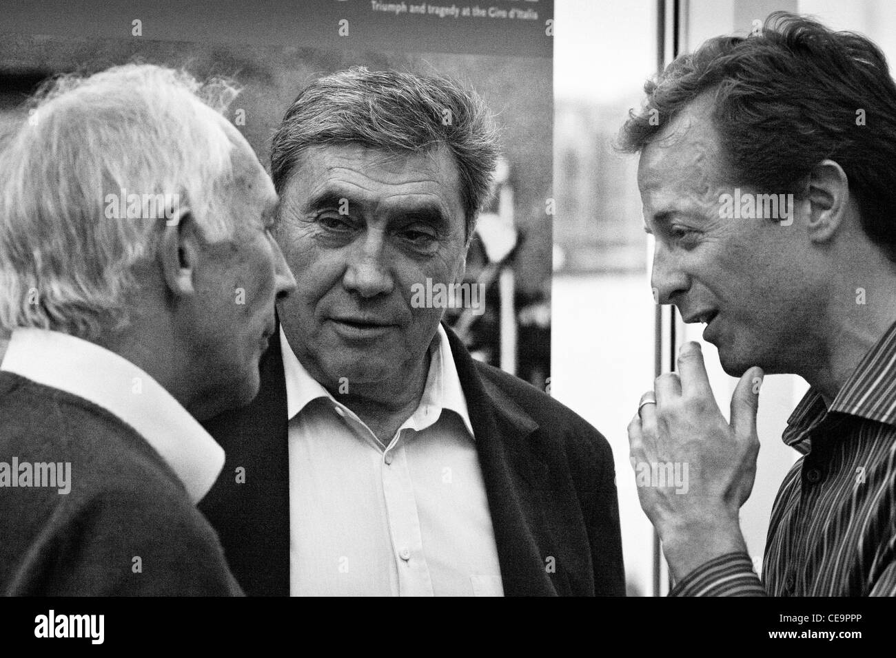 Eddy Merckx at the Rouleur Supper Club, April 2011 Stock Photo