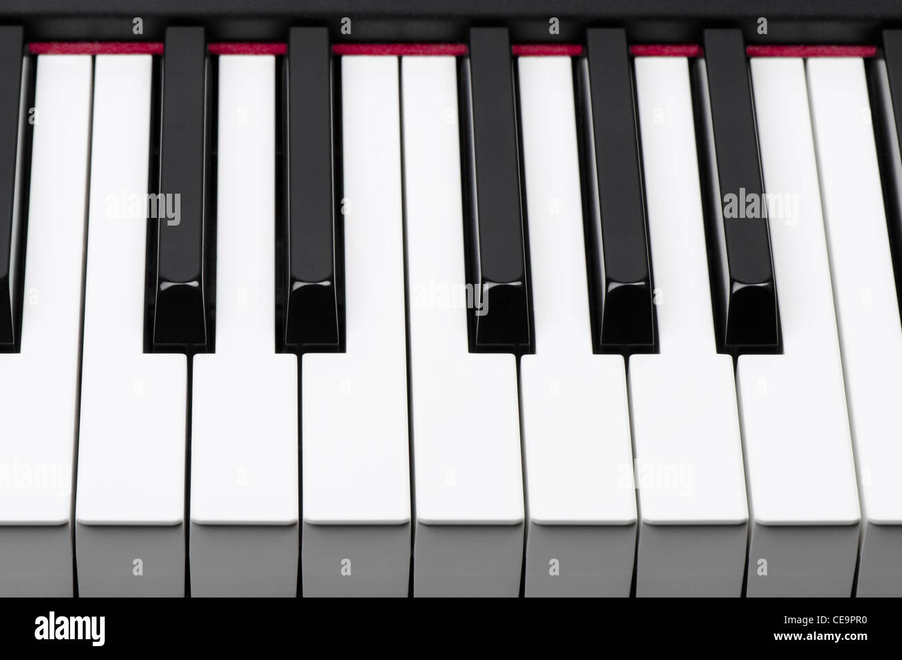 Piano keyboard Stock Photo