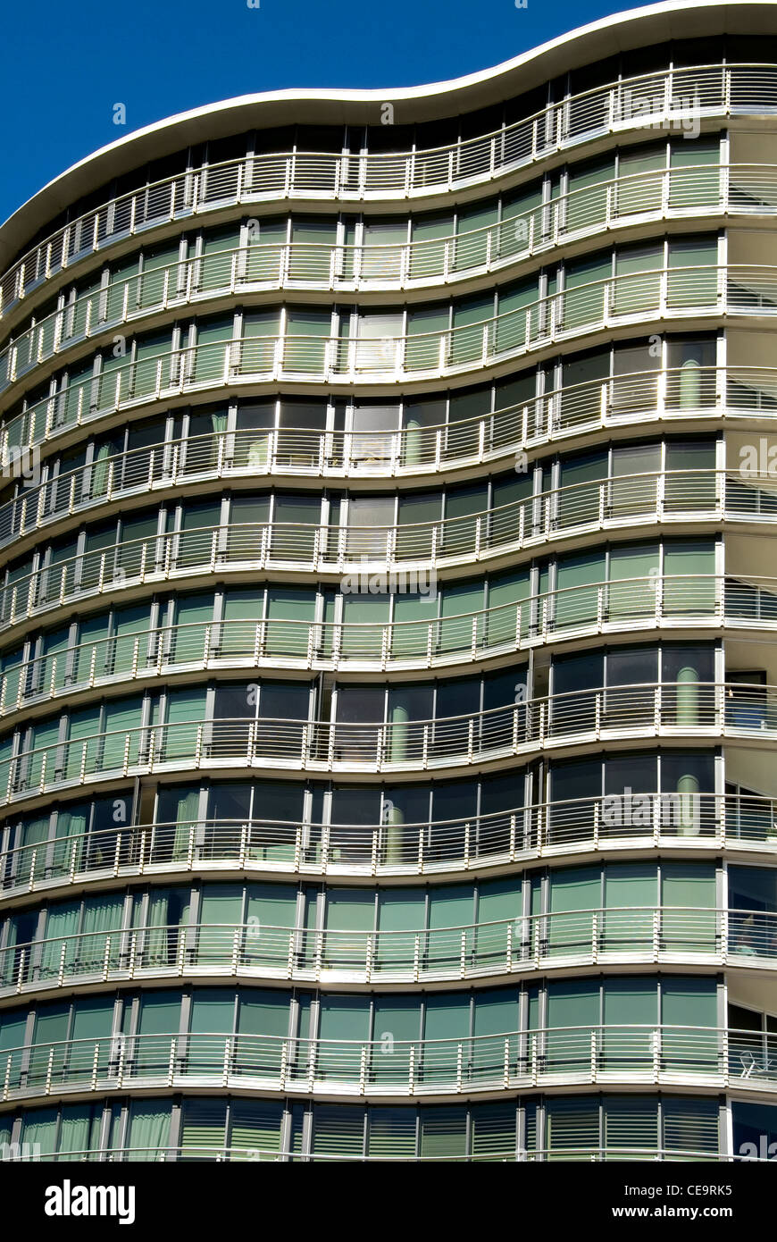 Curved apartment building hires stock photography and images Alamy