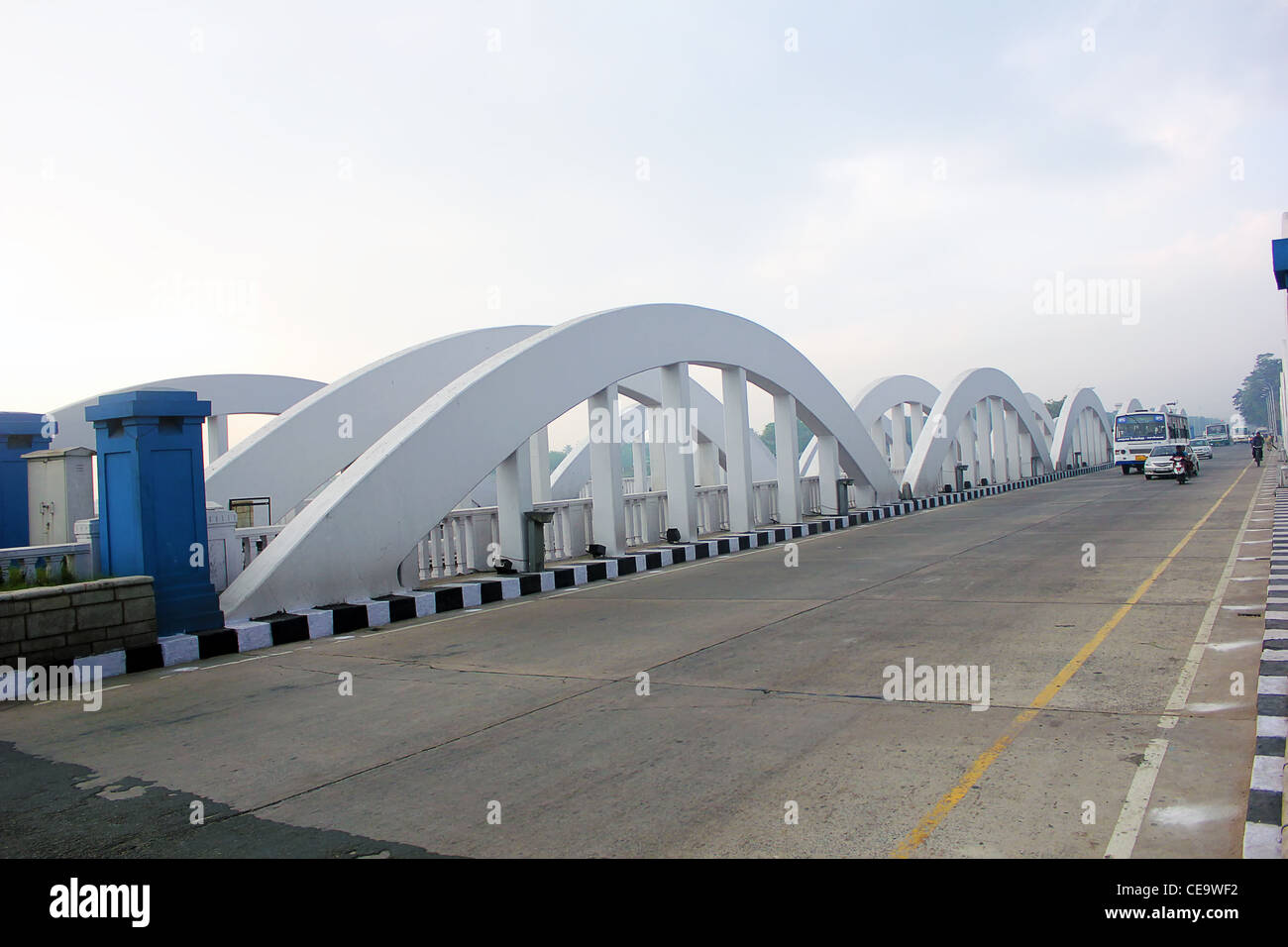 indian roadsnapier bridge Stock Photo Alamy