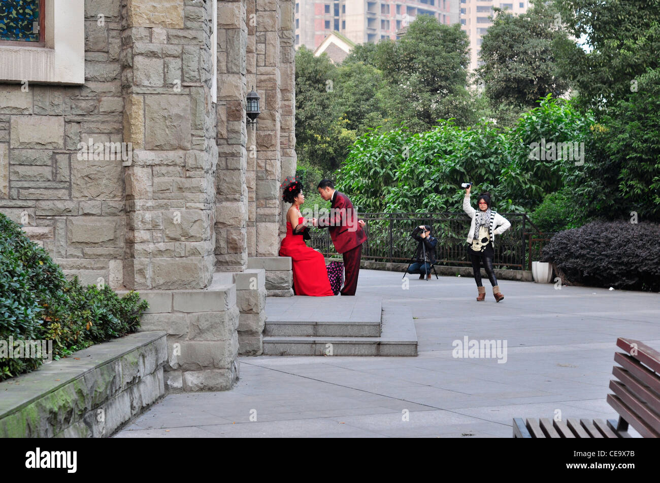 Chinese picture bride hi-res stock photography and images - Alamy
