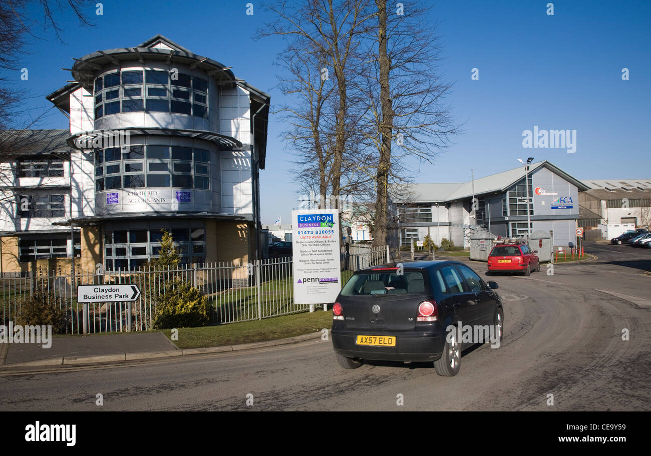 Claydon business park industrial estate, Claydon, Suffolk, England