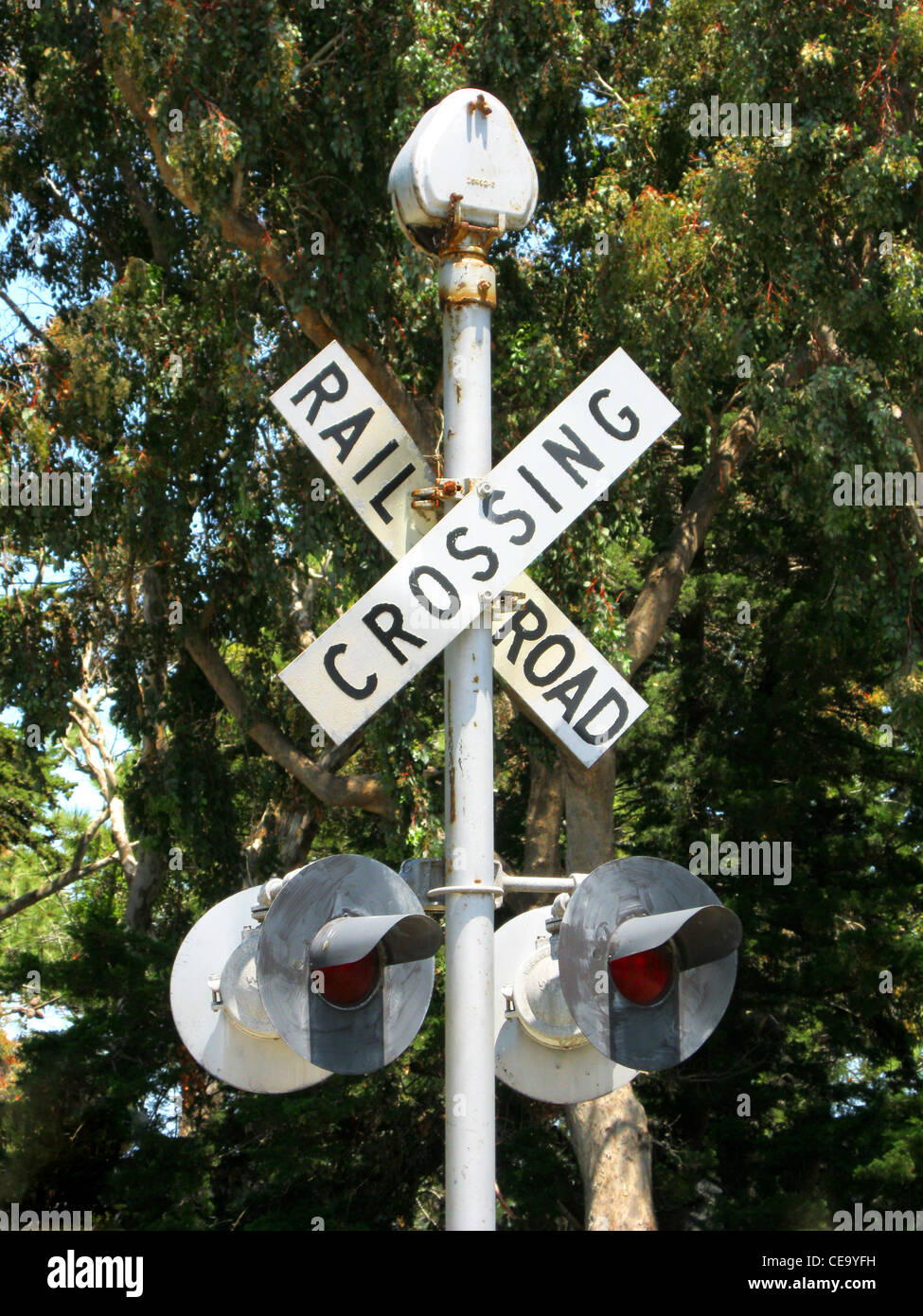 Old railroad crossing sign hires stock photography and images Alamy