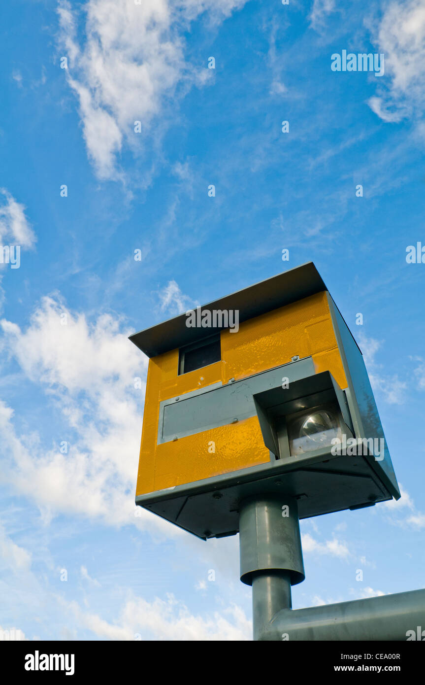 A speed camera in the UK. Stock Photo