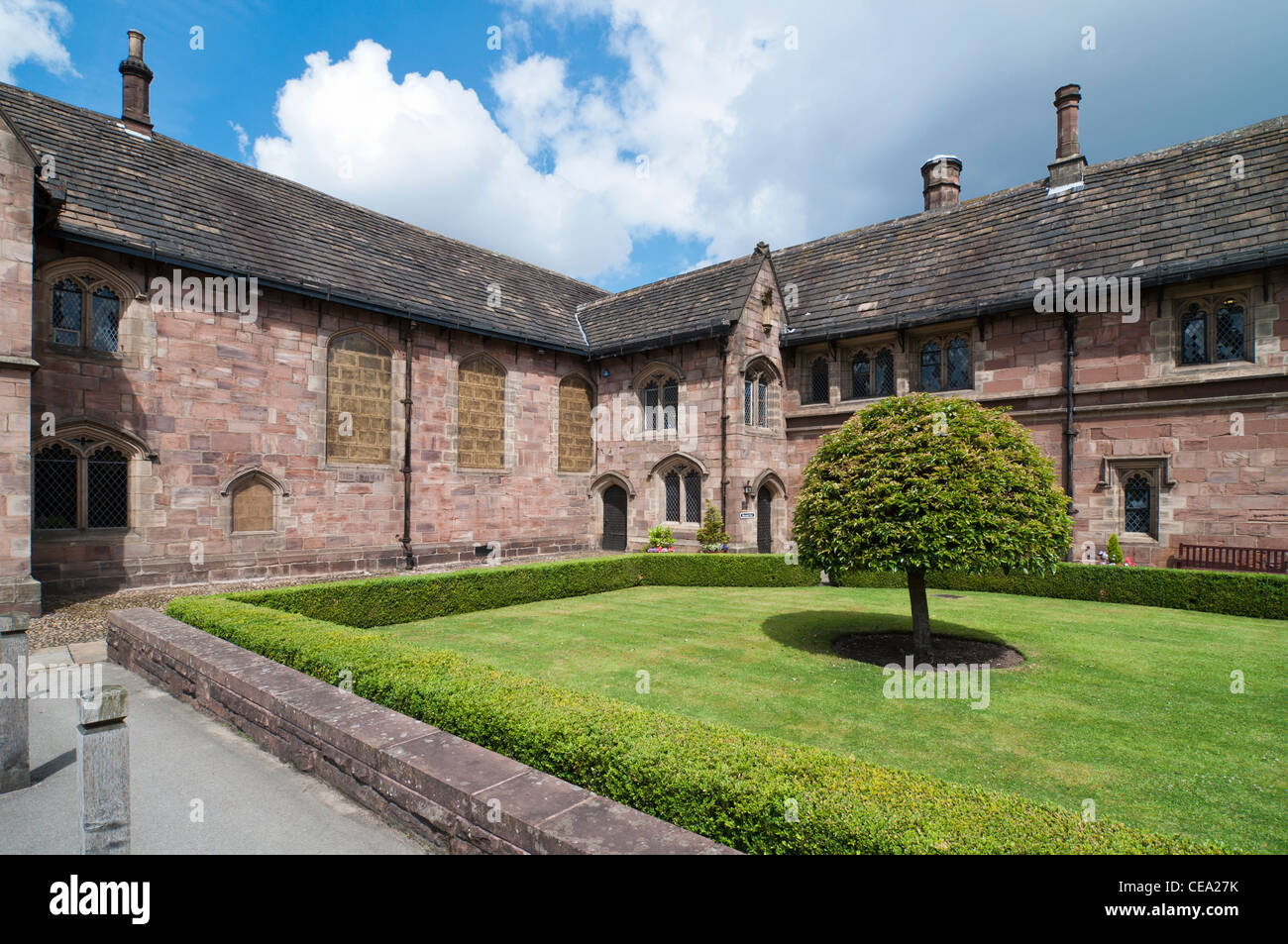Chetham's School of Music and Library in central Manchester, England ...