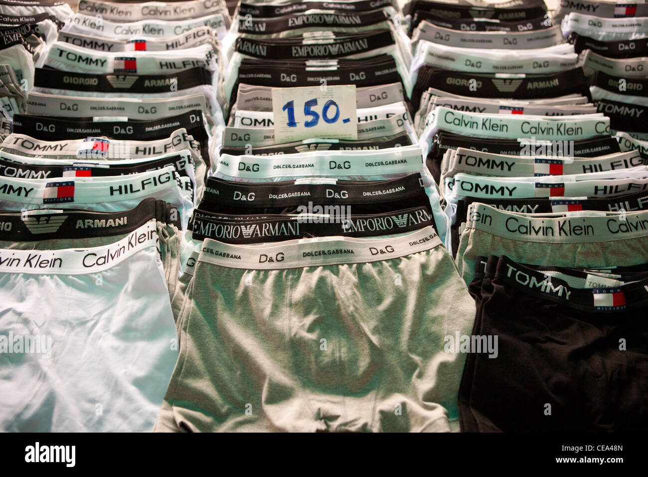 Fake Designer Underwear, Pratunam Market, Ratchathew, Bangkok, Thailand  Stock Photo - Alamy
