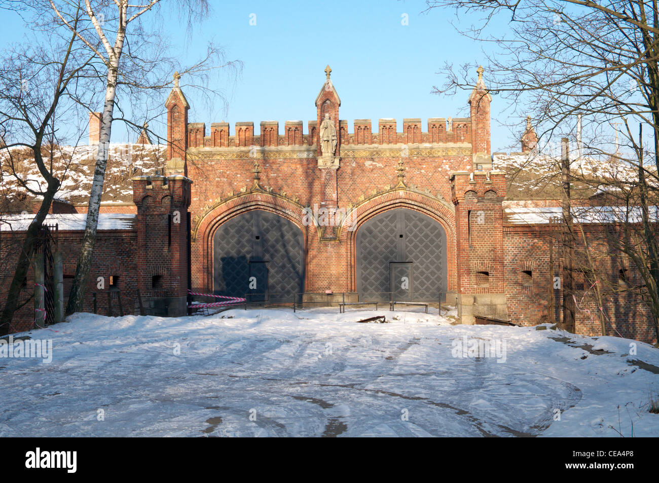 Friedland gate in Kaliningrad (earlier Koenigsberg) Stock Photo