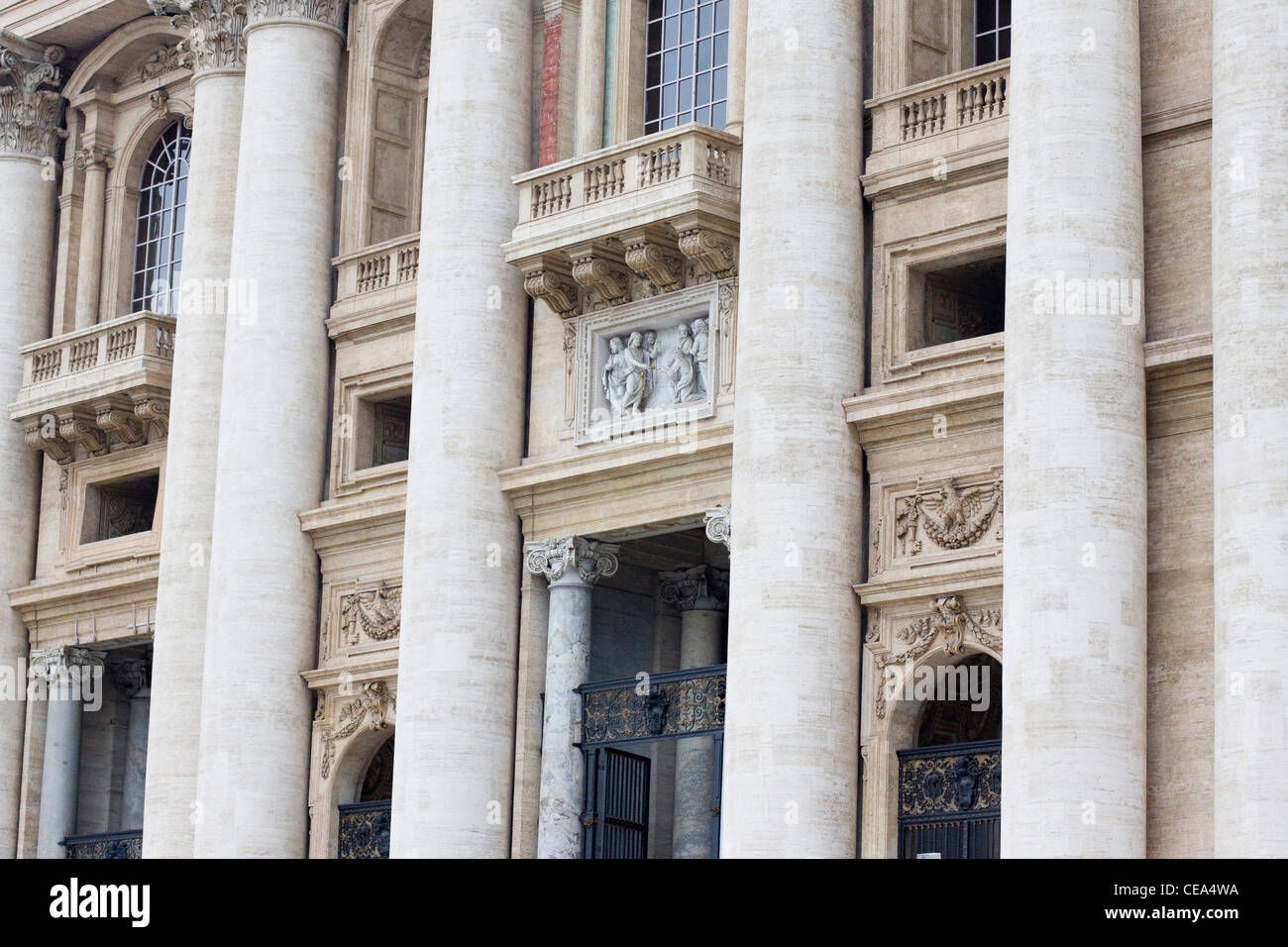 St. Peter's Basilica, Vatican city Rome Stock Photo