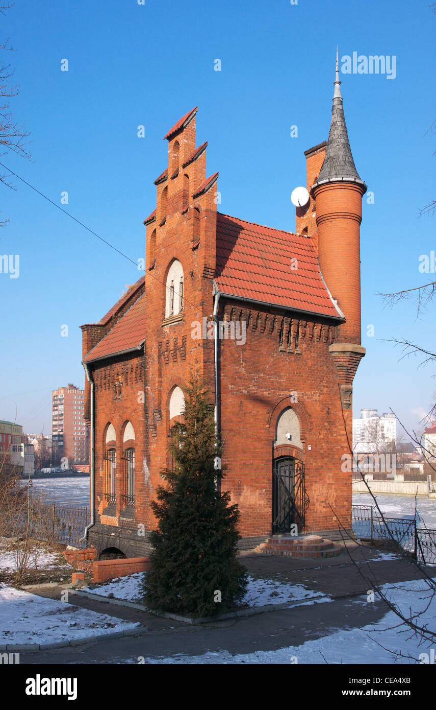 Home of Baron Munchausen in Kaliningrad. Russia Stock Photo