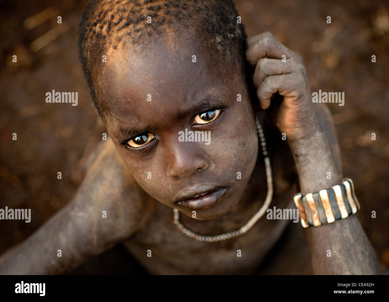 Kael New Year in Bodi tribe, Omo Valley, Ethiopia Stock Photo