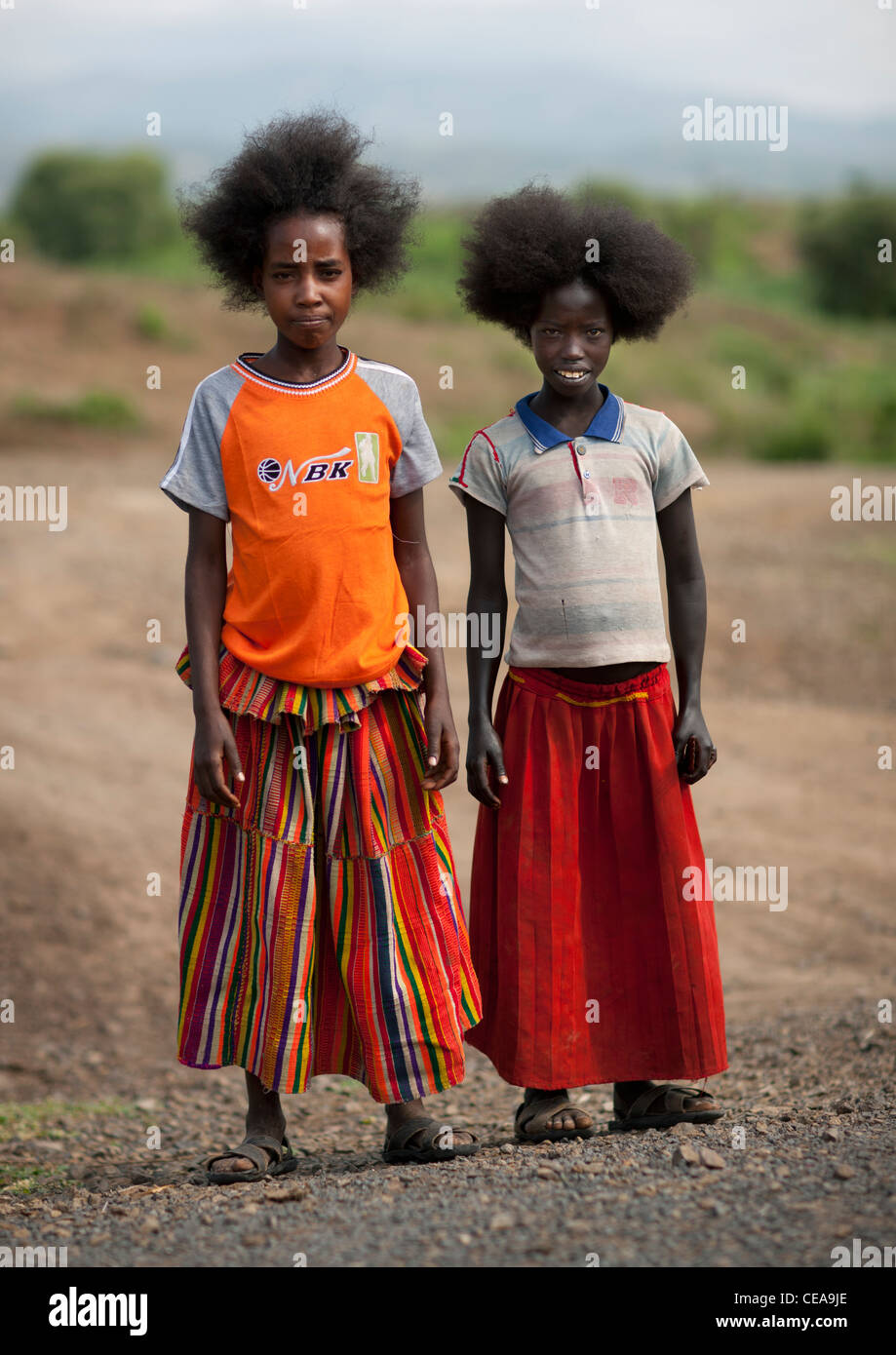 Two konso hairy girls mixed hi-res stock photography and images - Alamy