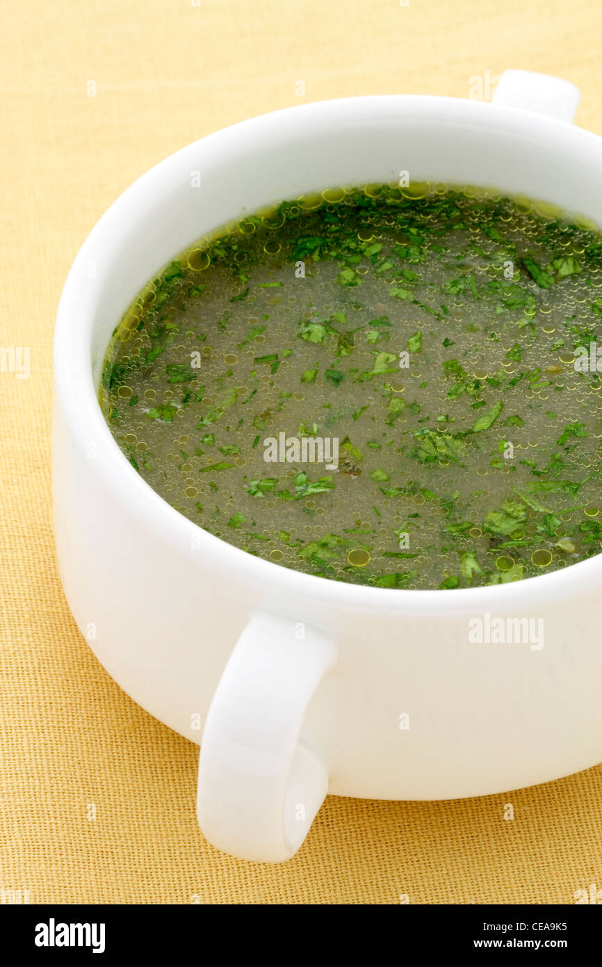 Beef consomme hires stock photography and images Alamy