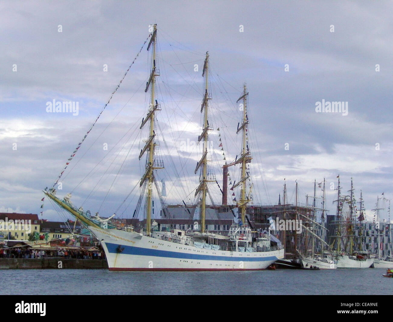 The Russian sailing ship Mir in Bremerhaven Stock Photo Alamy