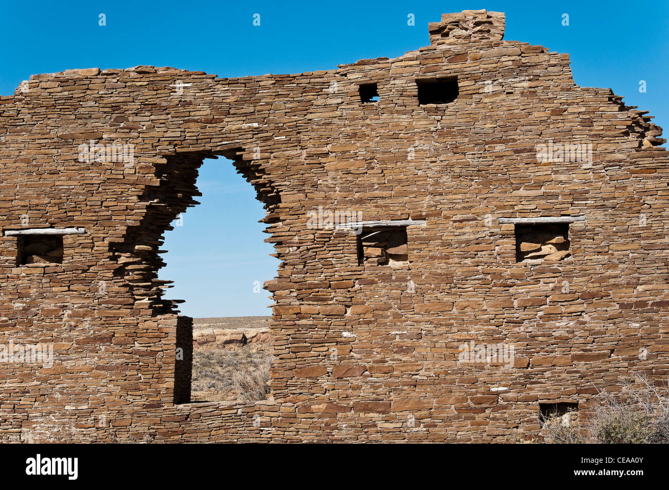 Penasco Blanco, Chaco Culture National Historical Park, New Mexico Stock Photo Alamy