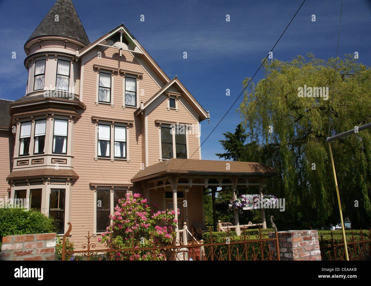 Old Victorian house, now a bed & Breakfast, 19th century home, Port