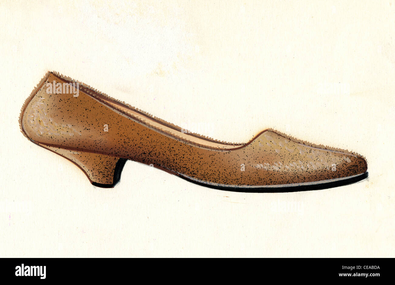 Shoe sketch hi-res stock photography and images - Alamy