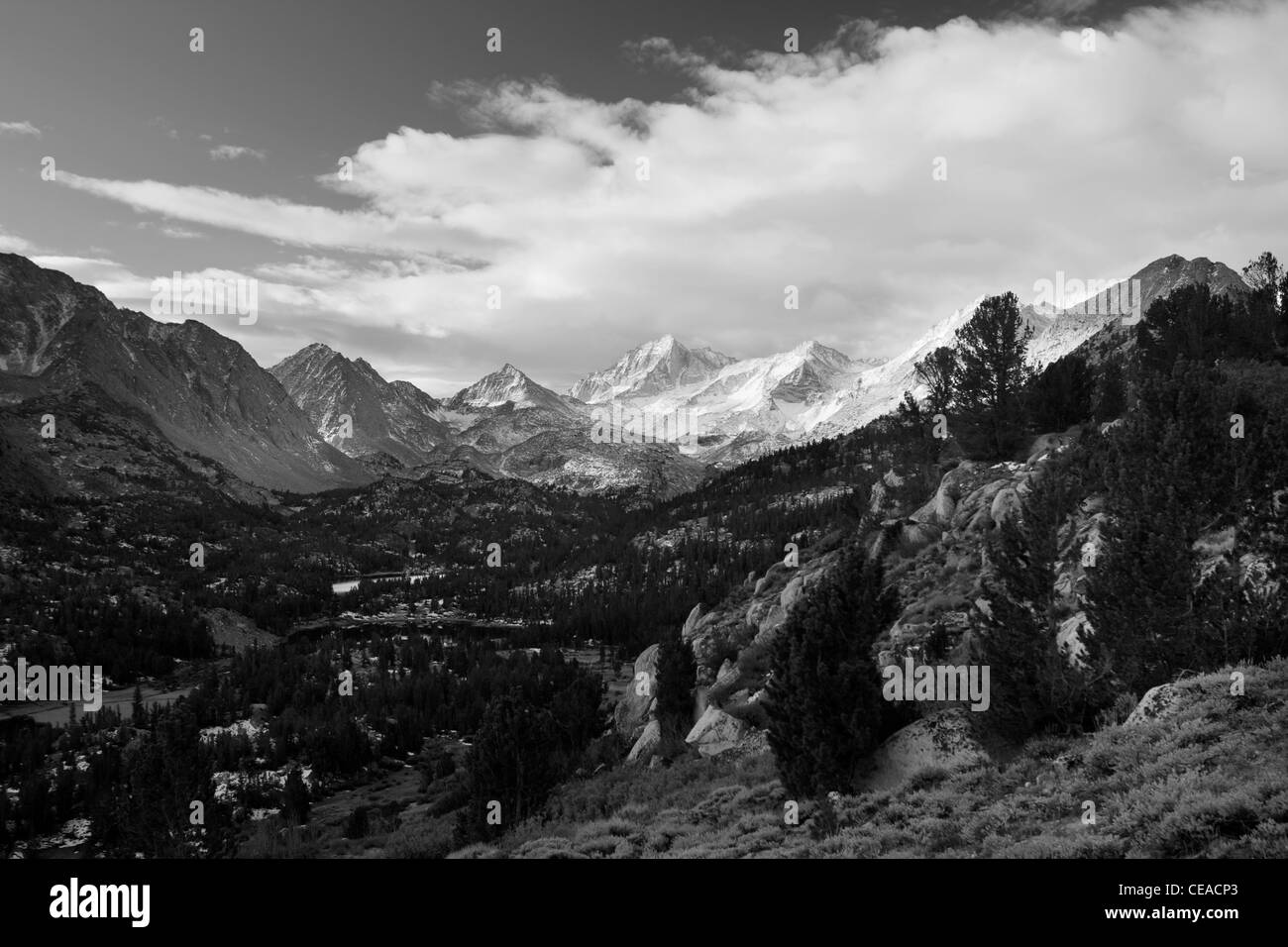 Serene image calm blue Black and White Stock Photos & Images - Alamy