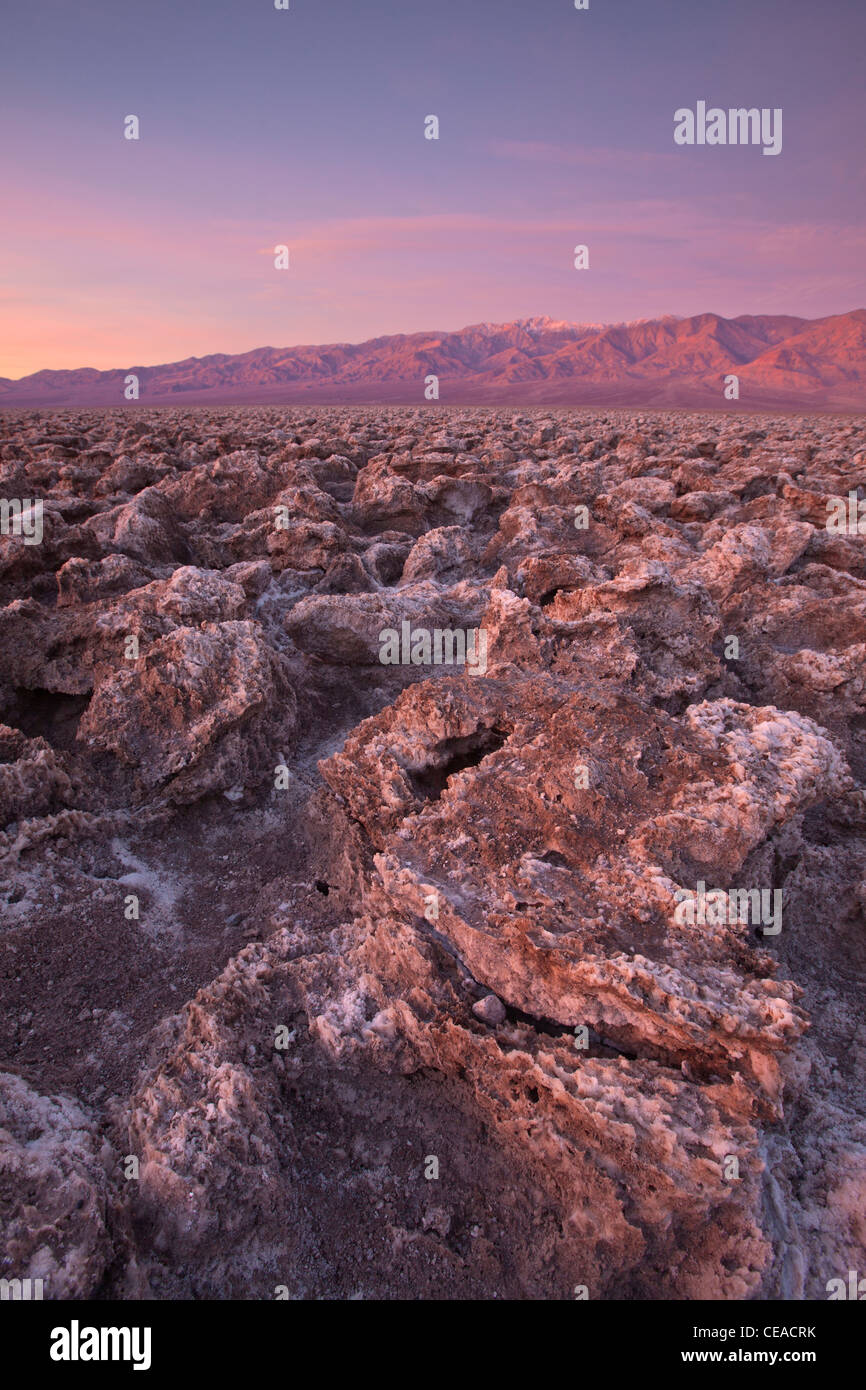 Devils golf course death valley national park hi-res stock photography ...