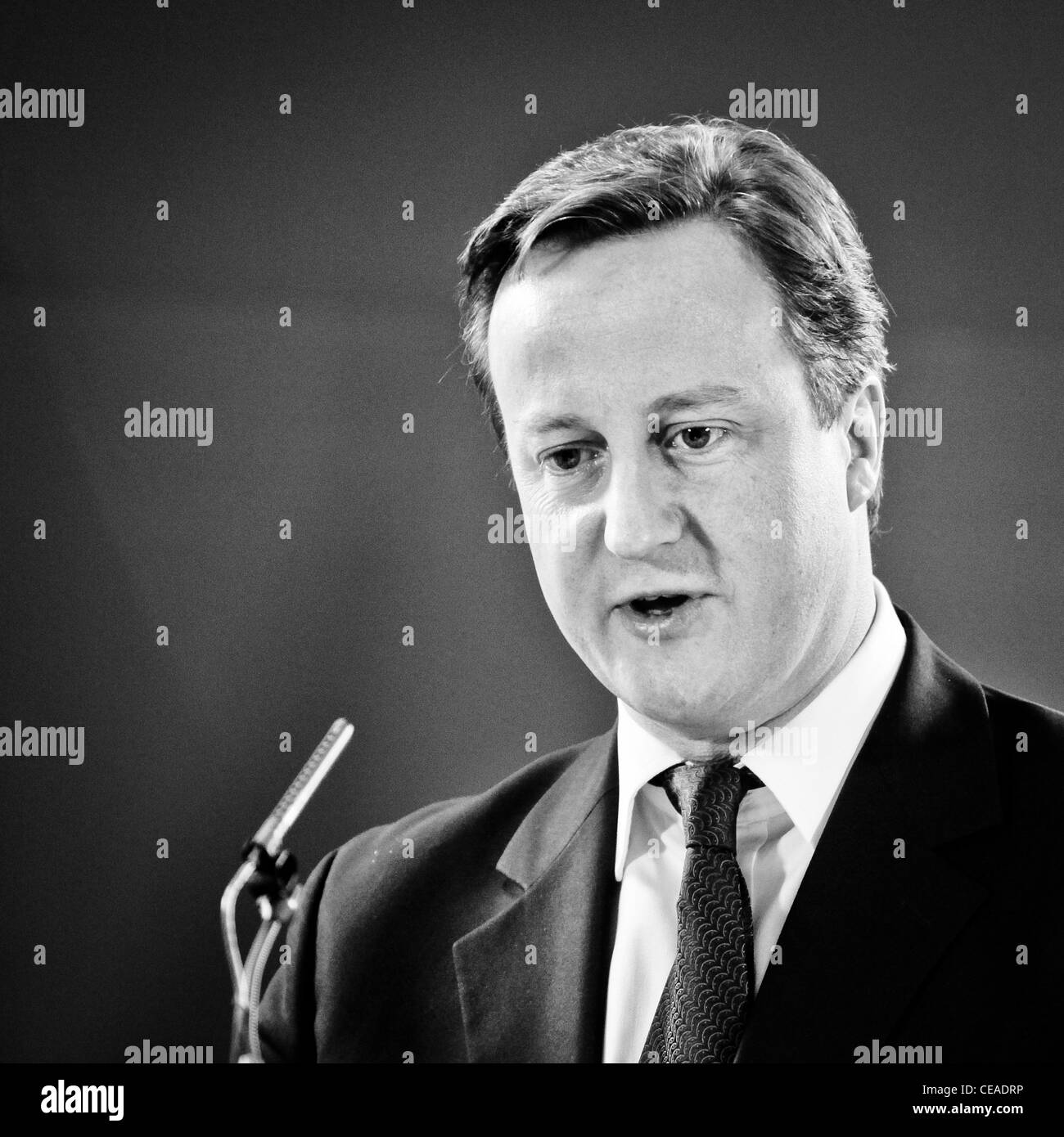 David Cameron Stock Photo