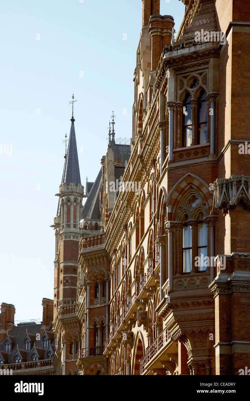 St Pancras Renaissance London Hotel - Euston Road, London. Stock Photo