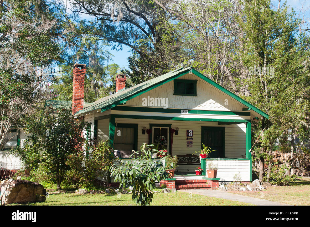 Florida cracker architecture house , Florida, United States, USA, building, style Stock Photo