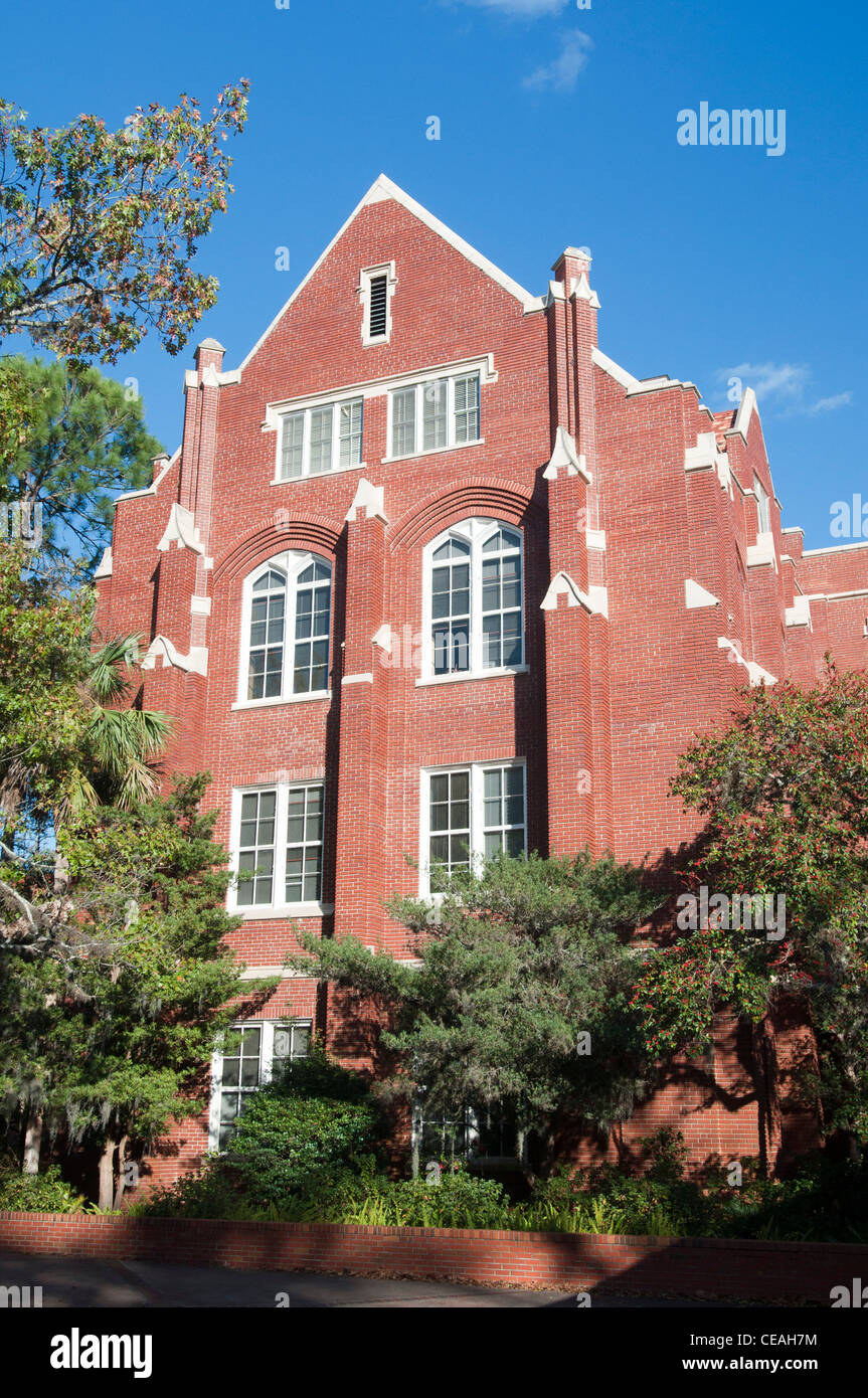 Red brick Smathers library building,University of Florida, Gainesville, Florida, USA, United States, North America, architecture Stock Photo