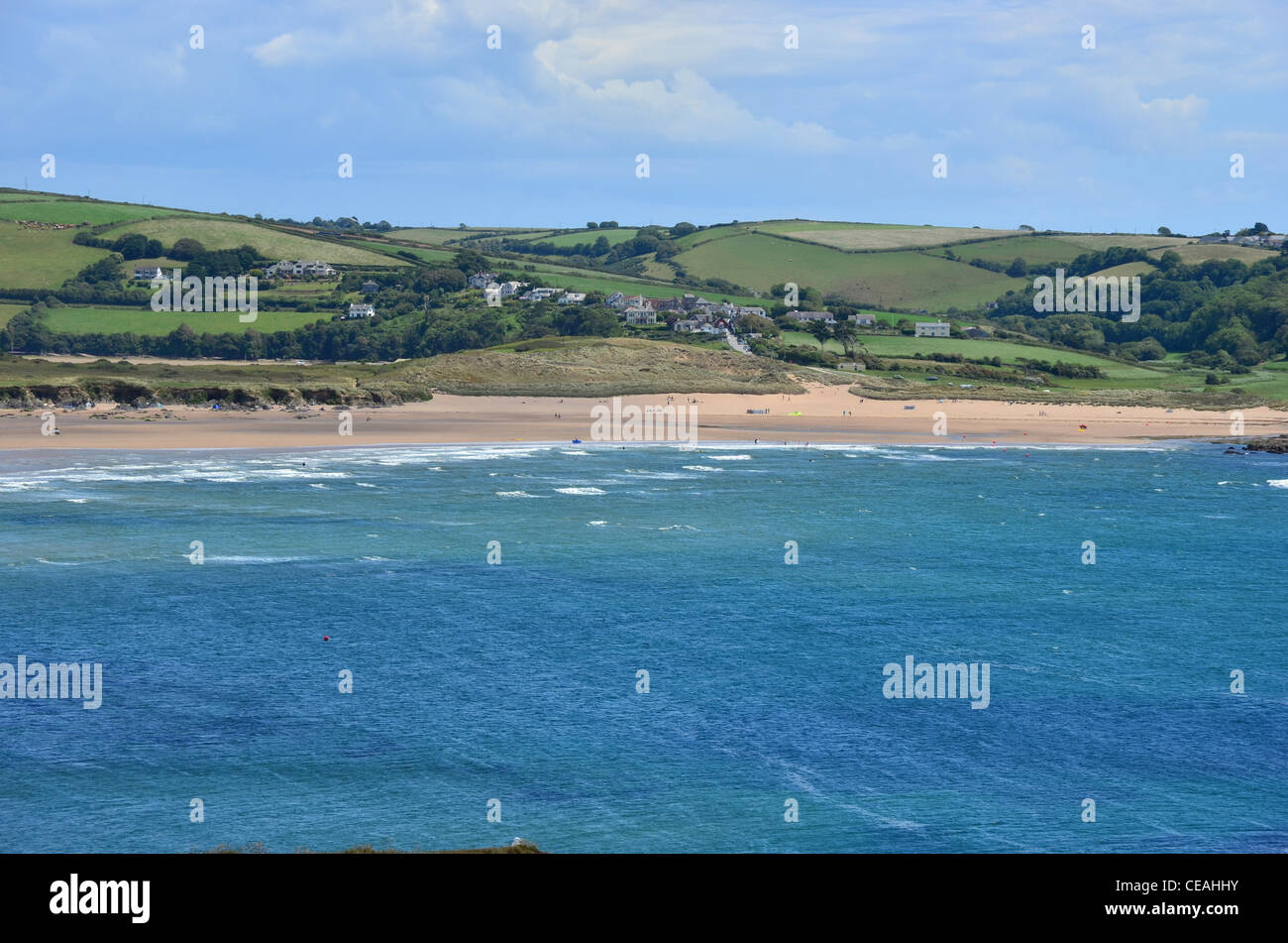 bigbury on sea devon england uk Stock Photo - Alamy