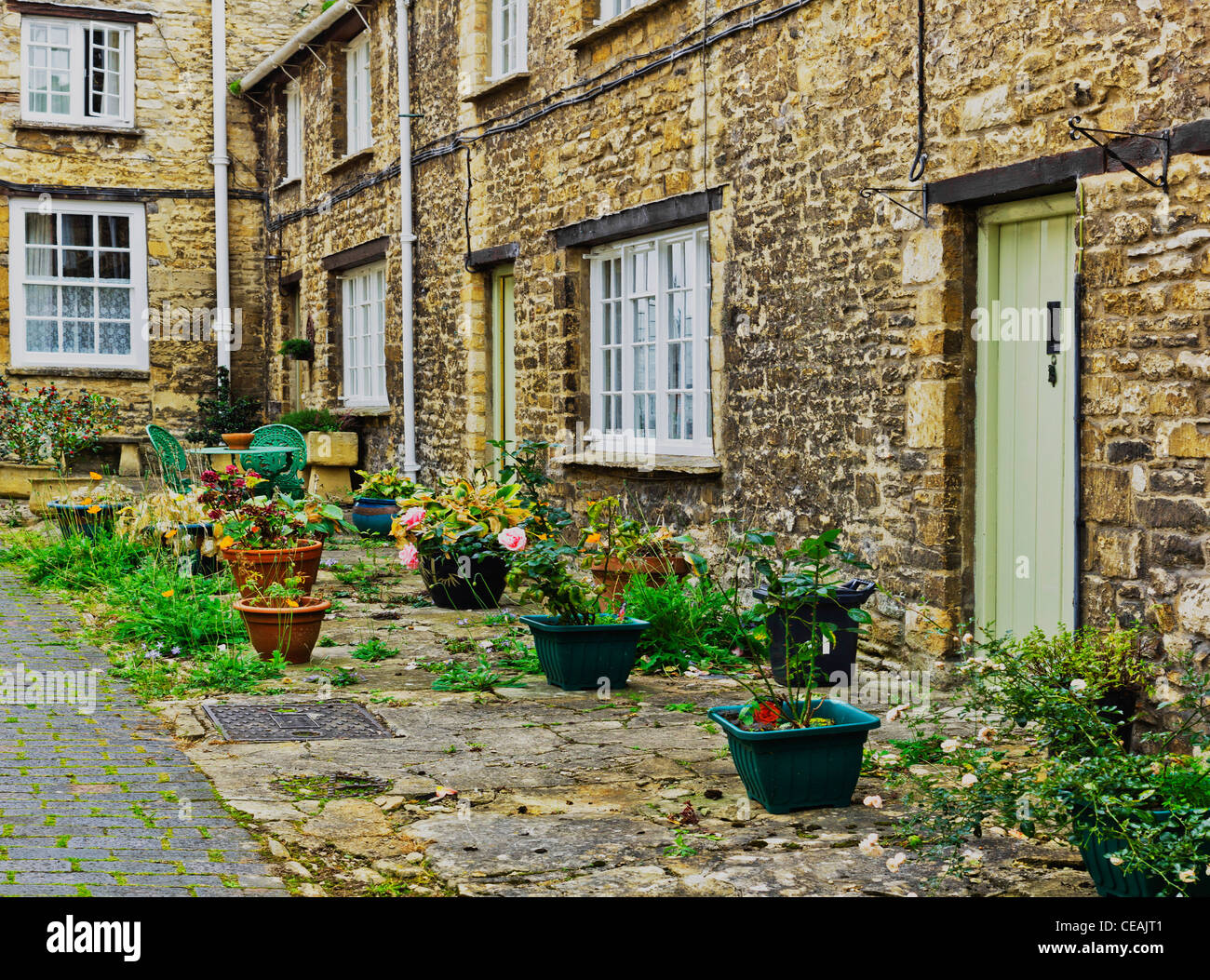 burford village cotswolds oxfordshire Stock Photo Alamy