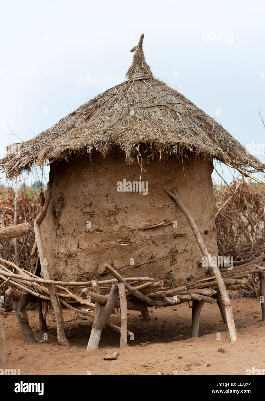 Dassanech tribe in Omo, Ethiopia Stock Photo