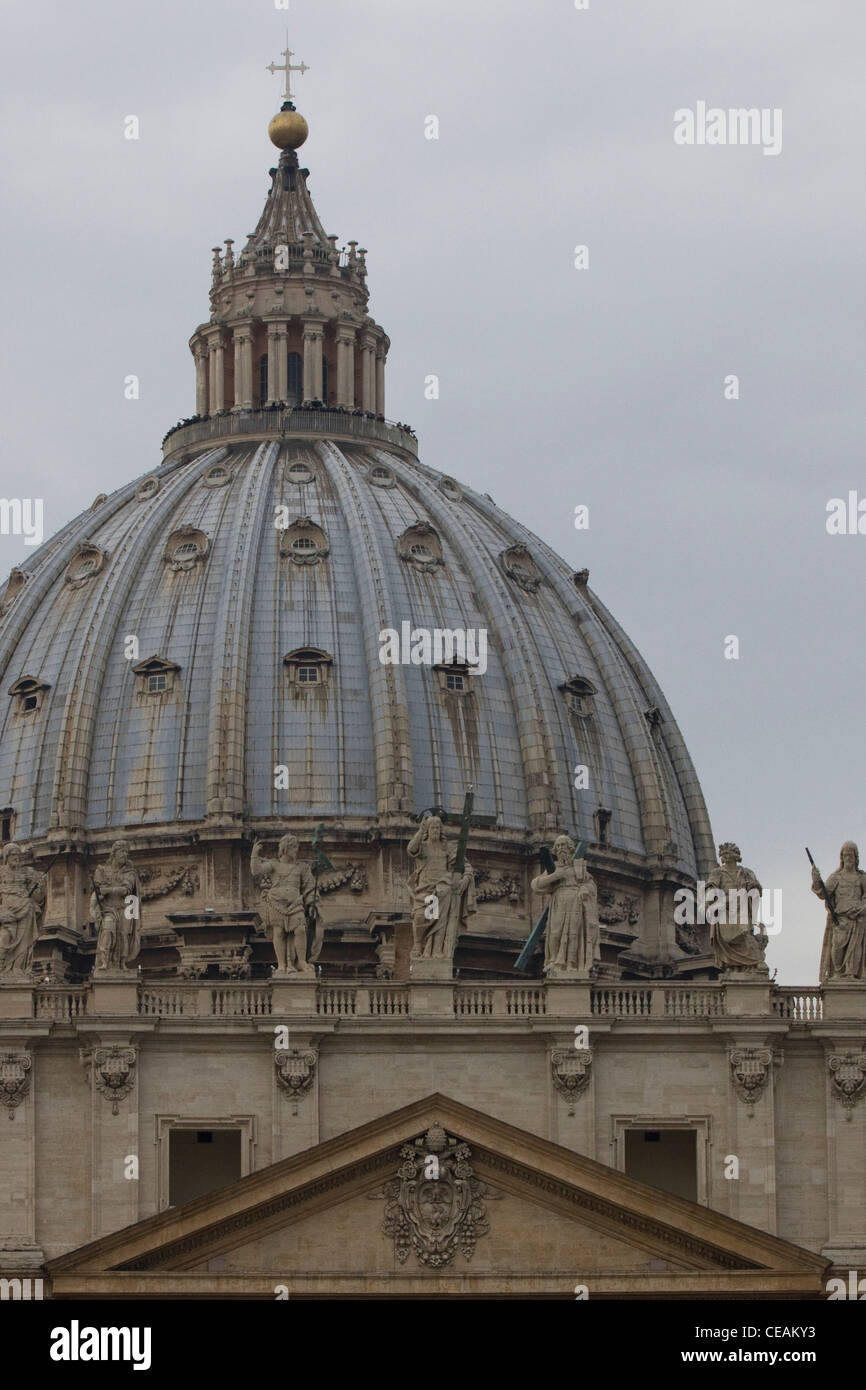 St. Peter's Basilica Basilica di San Pietro Vatican city Rome Stock Photo