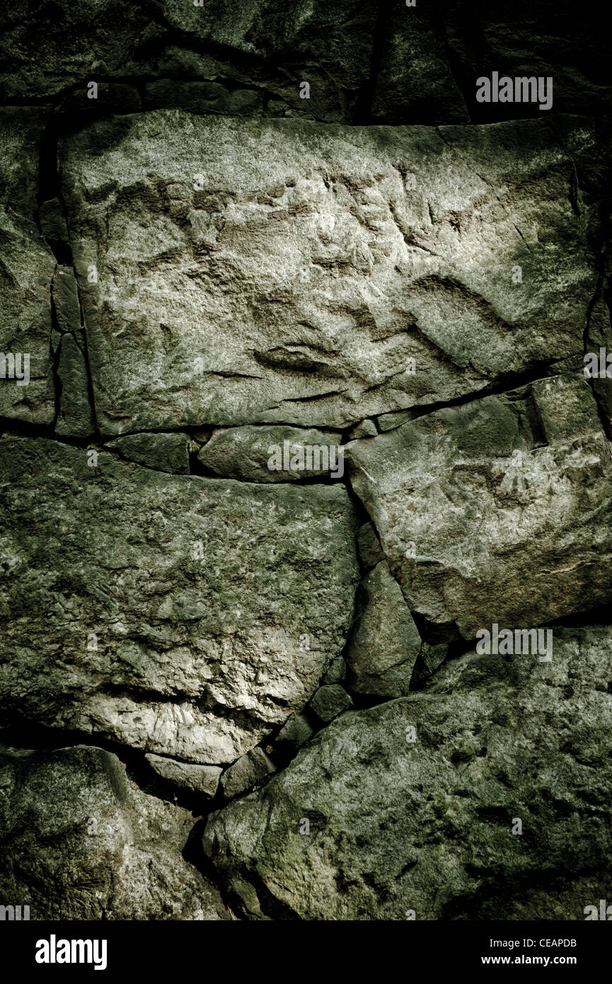 Stone Wall Stock Photo