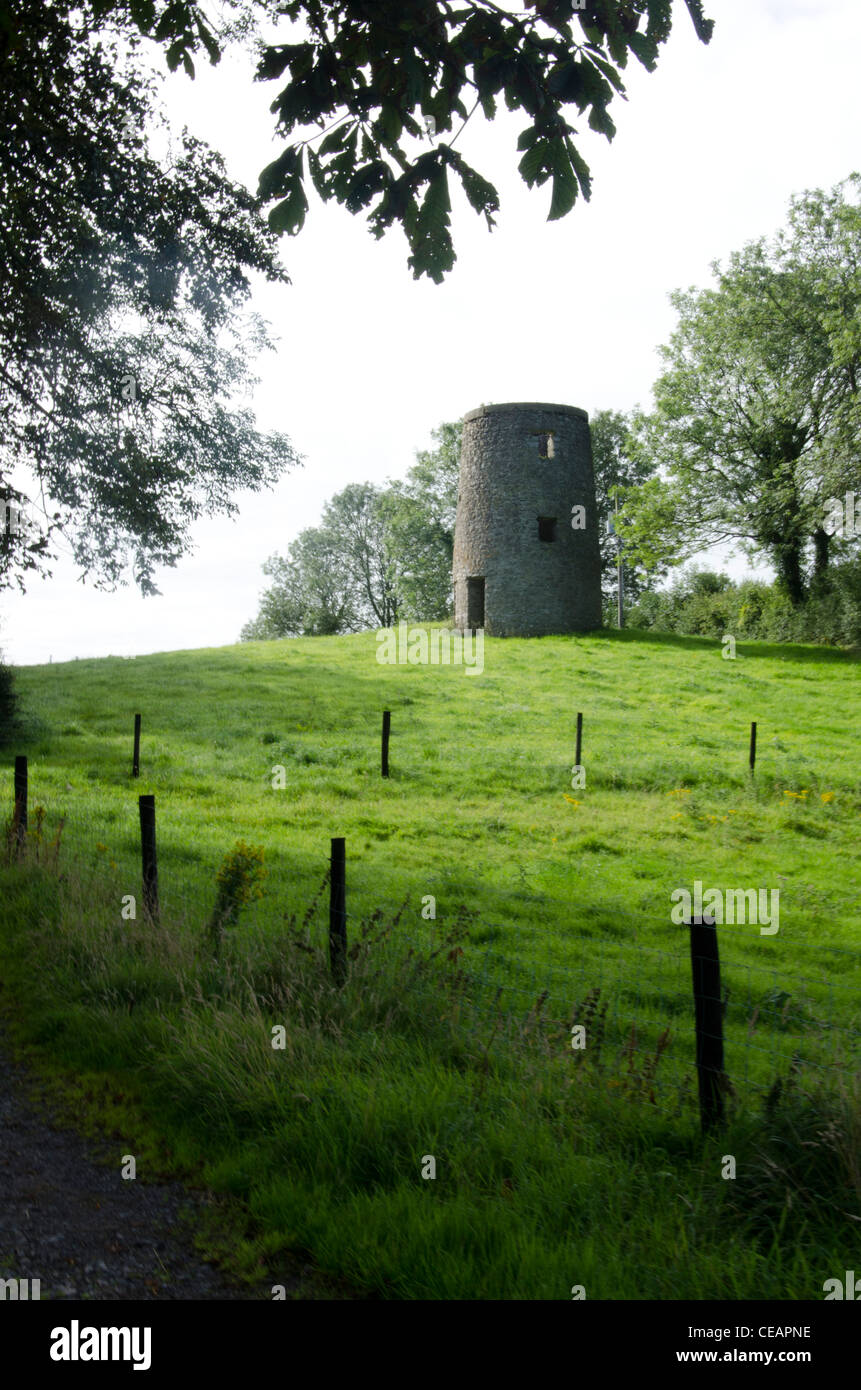 The Windmill at Carrivetragh, Clones, County Monaghan , Ireland, 2011 Stock Photo