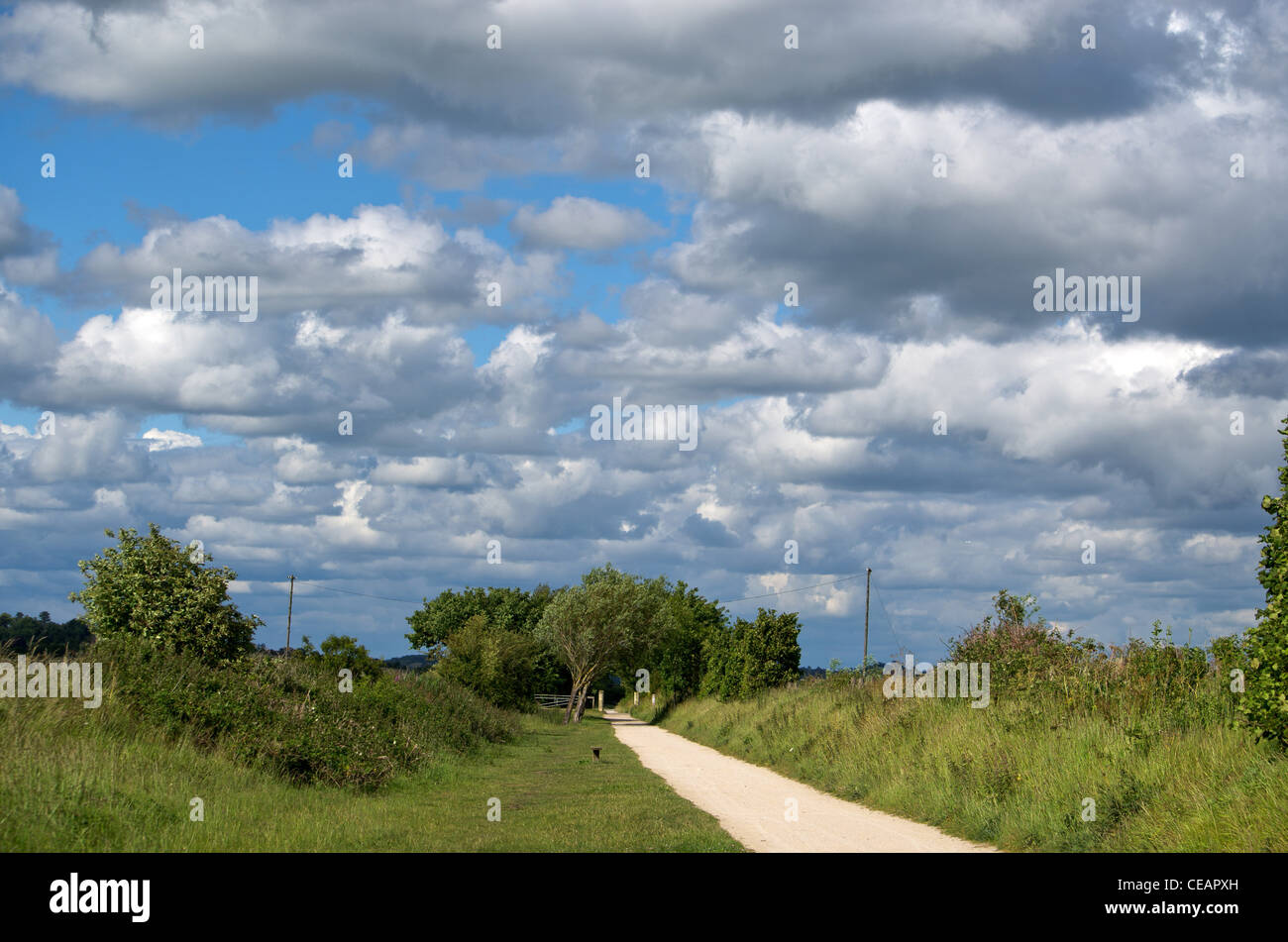 greenway cycle path stratford upon avon warwickshire Stock Photo