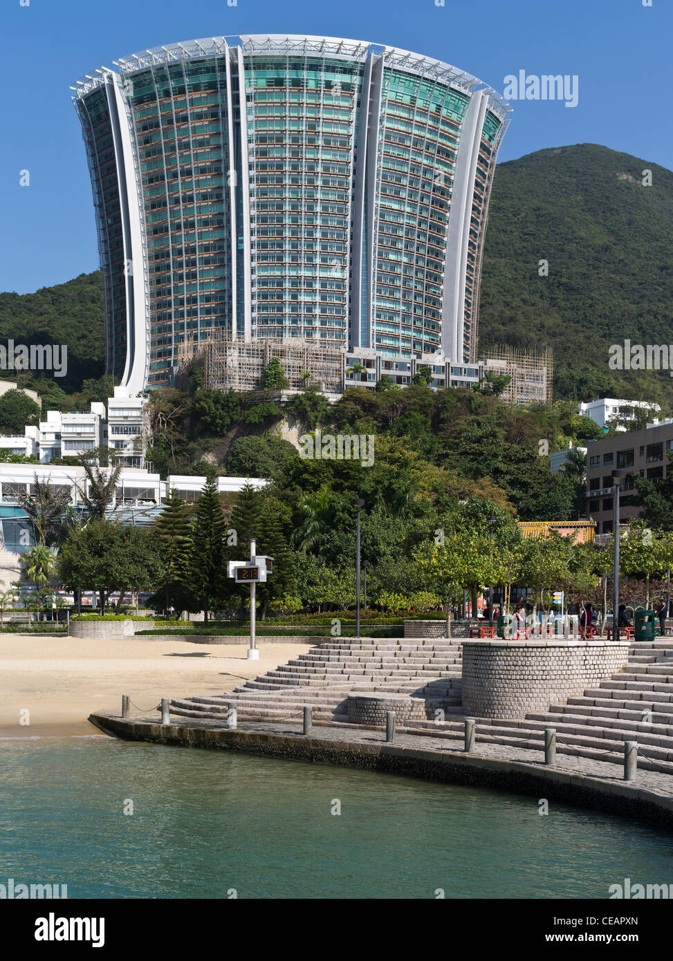 dh  REPULSE BAY HONG KONG Luxury property highrise apartment flats modern china architecture homes hk building island Stock Photo