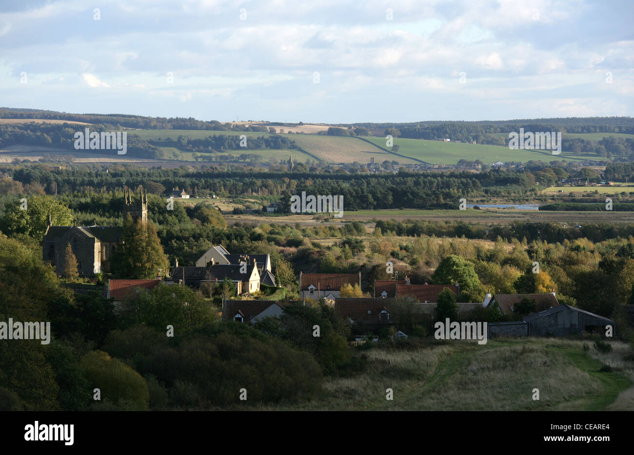 The village of Collessie, Fife Scotland Stock Photo Alamy