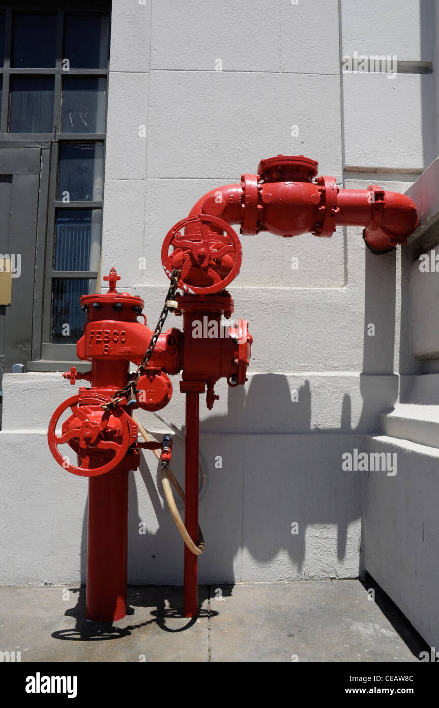 Sprinkler fire protection system stop valves, San Francisco, California