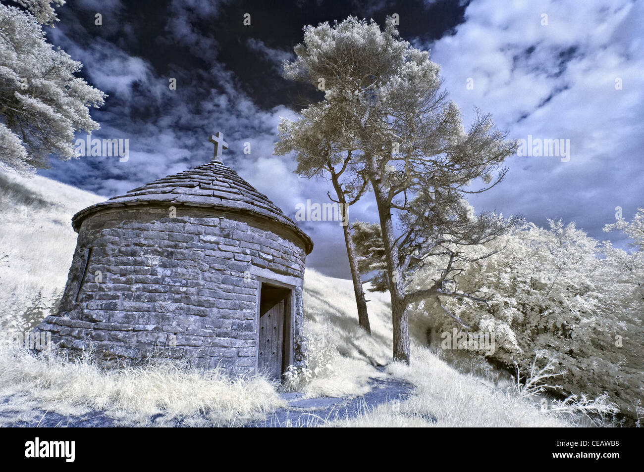Spanish Governess Shrine Errwood Hall Stock Photo Alamy