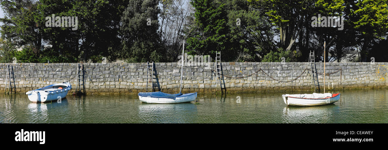 The harbour at keyhaven, Hampshire Stock Photo