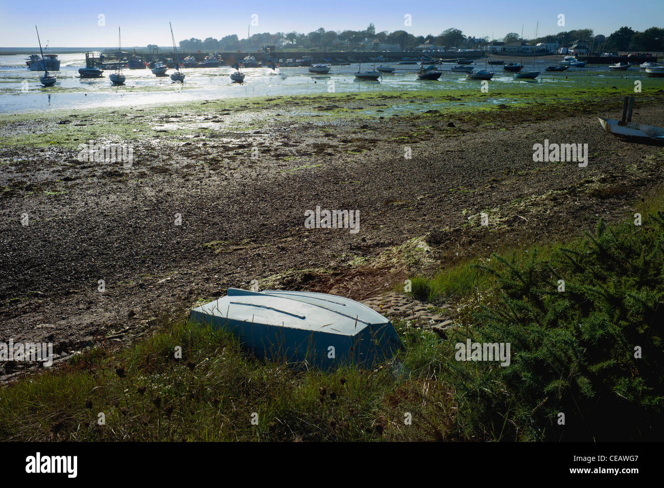 The harbour at keyhaven, Hampshire Stock Photo