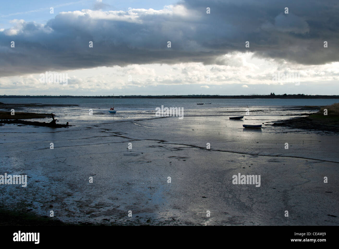 A bay in the Essex coastline, England Stock Photo Alamy