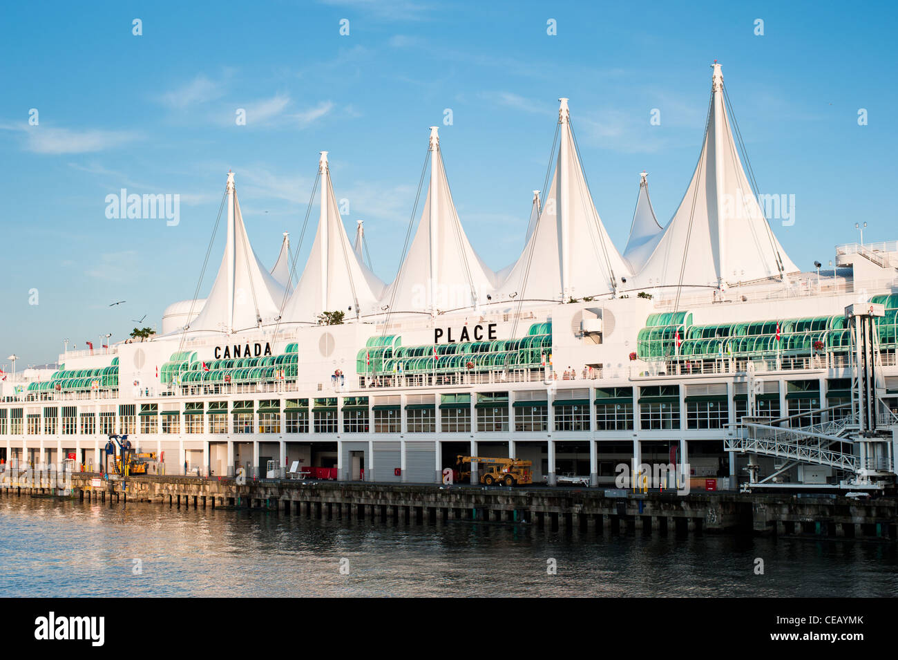 Canada Place, East convention center, in Vancouver, British Columbia, Canada 2011 Stock Photo