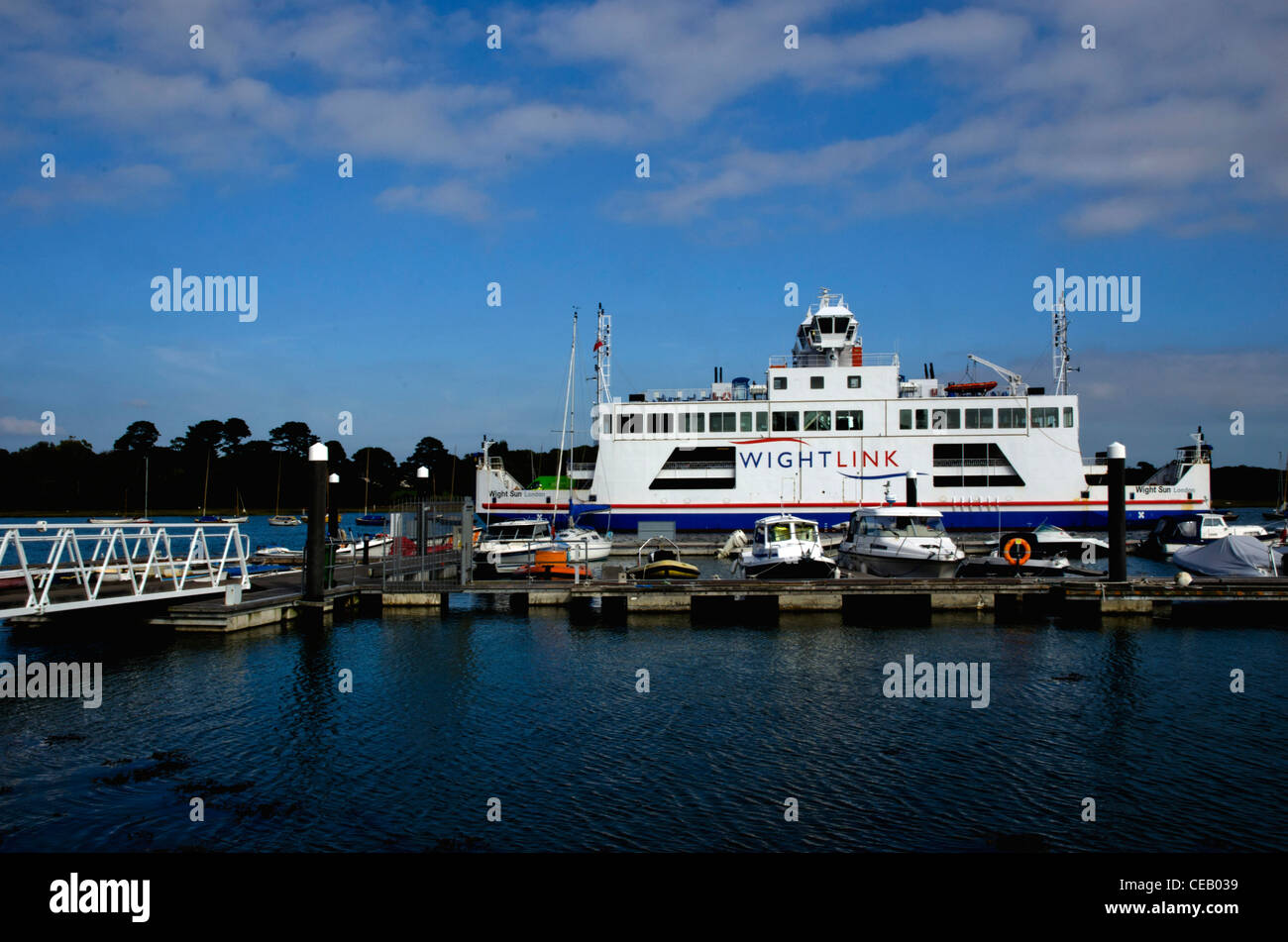 lymington hampshire Stock Photo